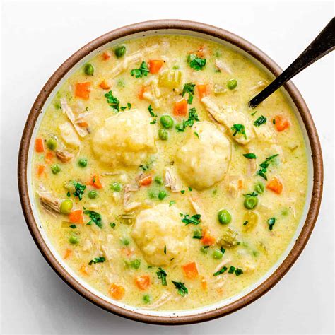 Creamy Chicken Dumpling Soup