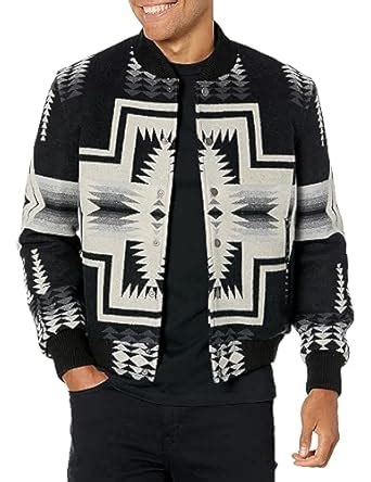 Buy Pendleton Men's Quilted Gorge Wool Jacket, Harding Black, Medium at ...