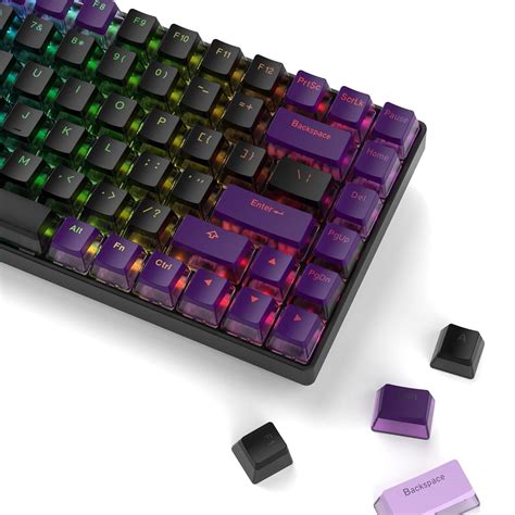 Amazon.in: Buy Womier Pudding Keycaps - PBT Keycaps, Shine Through ...