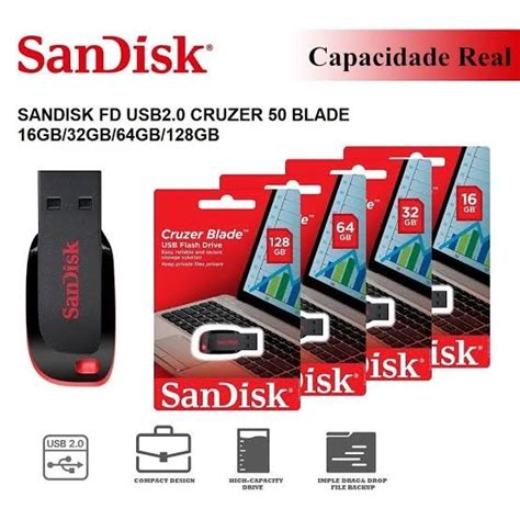 Pendrive Sandisk Cruzer Blade Usb 2.0