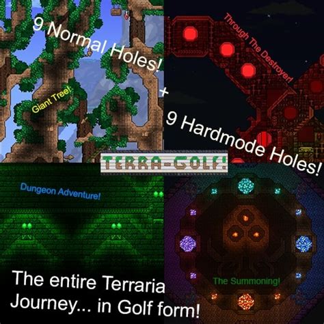 Terra-Golf! map for Terraria - Terraria-Game.com