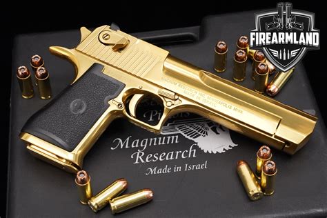 EL CHAPO Magnum Research Desert Eagle 50 AE 6" Gold Desert-Eagle +CASE ...
