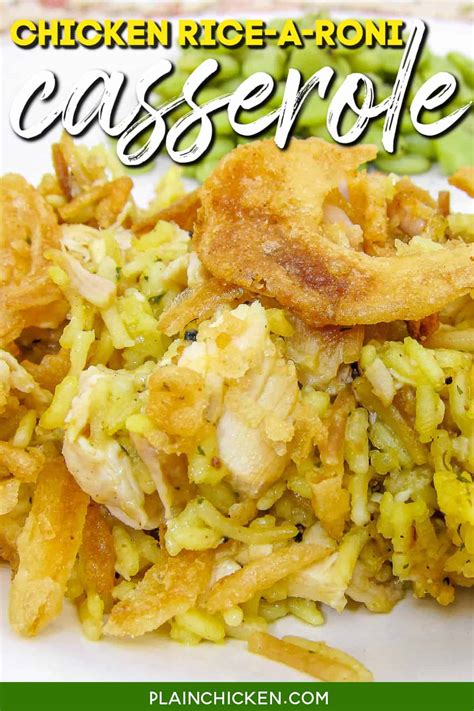 Chicken Rice-a-Roni Casserole - Plain Chicken