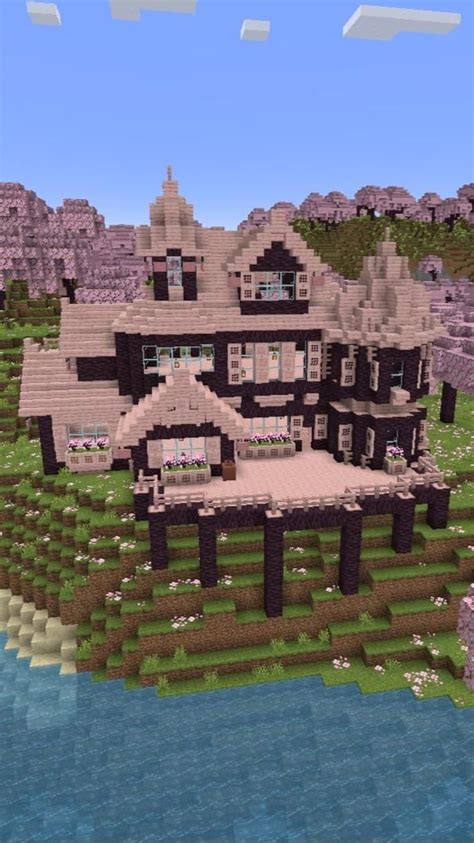 Image result for Cherry Tree Houses Tutorial Minecraft