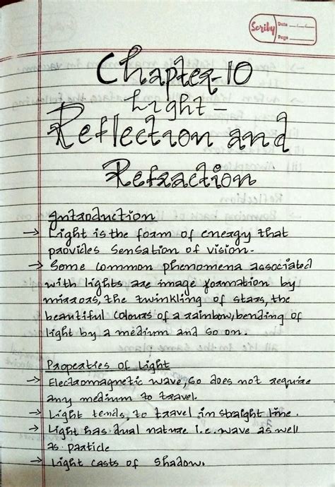 Image result for Light Chapter Class 10 Notes