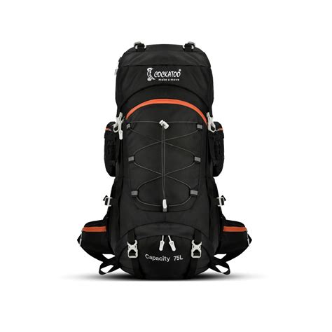 Cockatoo Victory Summit 75L Rucksack Trek Bag | With Rain Cover| Water