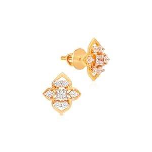 Malabar Gold & Diamonds 18kt Gold Earrings for Women | 18k Gold ...