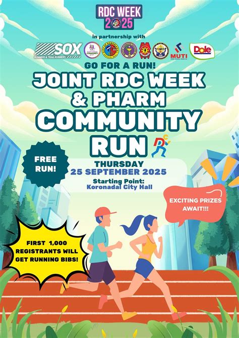 Joint RDC Week & Pharm Community Run 2025, Koronadal City Hall, 25 ...