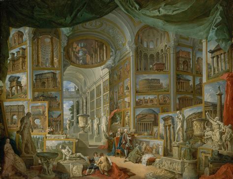 Ancient Rome by Giovanni Paolo Panini | Neoclassical art, Metropolitan ...