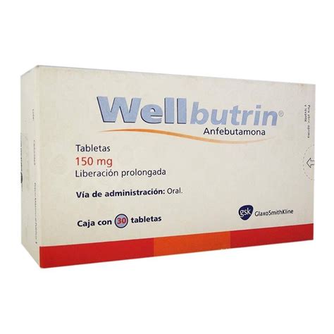 Wellbutrin 150 mg 30 tabletas de liberación prolongada | Walmart
