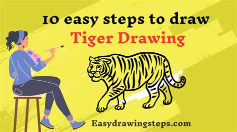 Image result for Tiger Drawing Easy
