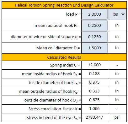 Image result for Torsion Spring Calculation Problems