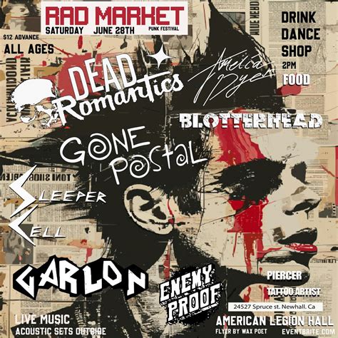 Dead Romantics, Gone Postal, Sleeper Cell, Blotterhead Rad Market ...