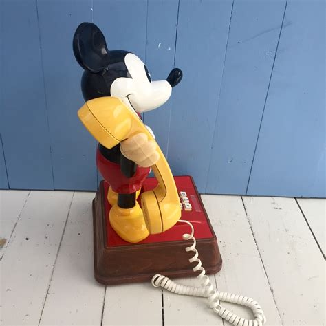 Vintage 1970s Mickey Mouse Telephone, Vintage Mickey Mouse Phone ...