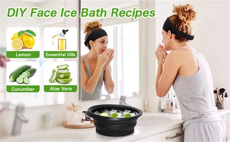 Suicune Face Bowl for Ice with Built-in Icetray, Portable Foldable ...