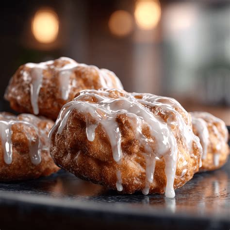 Easy Baked Apple Fritters with Glaze Recipe – Paradise Dishes