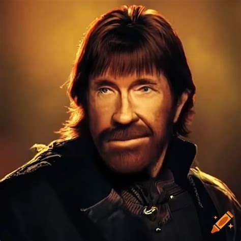 Portrait of chuck norris on Craiyon
