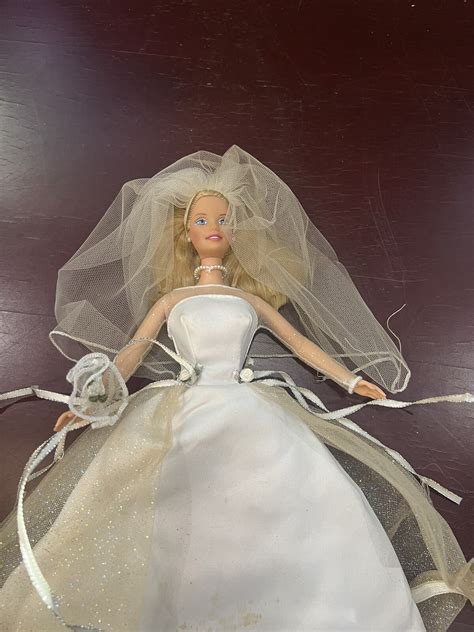Mattel Inc. 1966 Vintage Barbie Doll In Wedding Dress As Pictured | eBay
