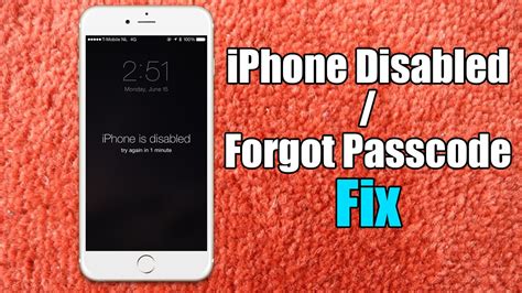 Image result for iPhone 6 Forgot Passcode
