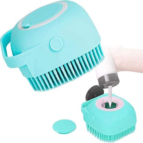 ELITEWAVE Soft Silicone Shampoo Scalp Shower Hairbrush Hair Washing ...