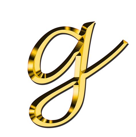 Gold letter g, Small Letter G, alphabet png - The Letter G Photo ...
