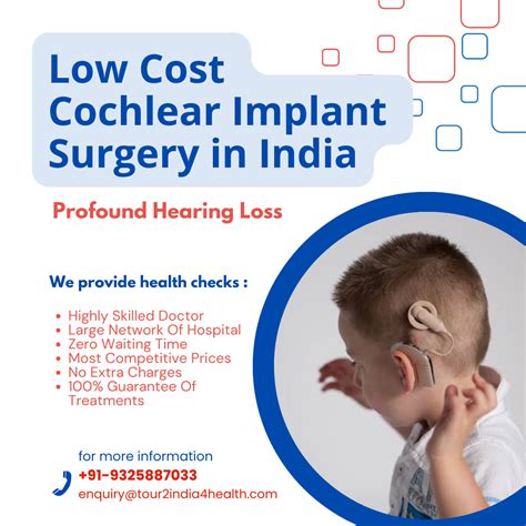 Low Cost Cochlear Implant Surgery in India For Profound Hearing Loss - Tour 2 India 4 Health ...
