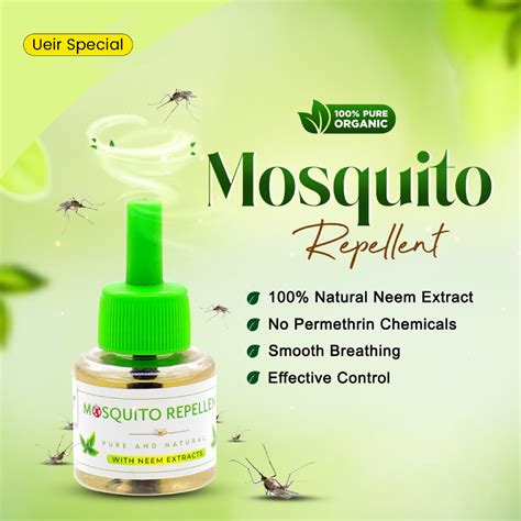 Mosquito Repellent Liquid / 45ml – Ueir Organic Foods