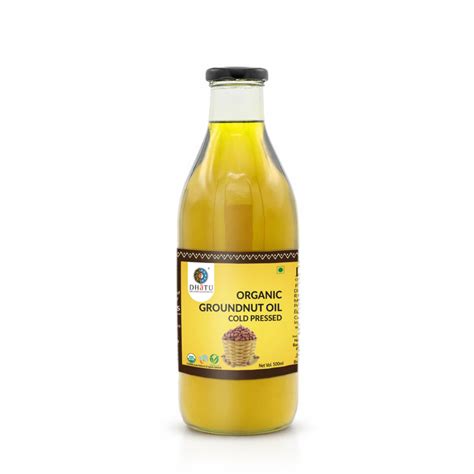Organic Groundnut Oil 1L – Dhatu Organics