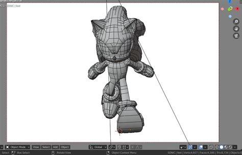 Image result for Unity Sonic Model
