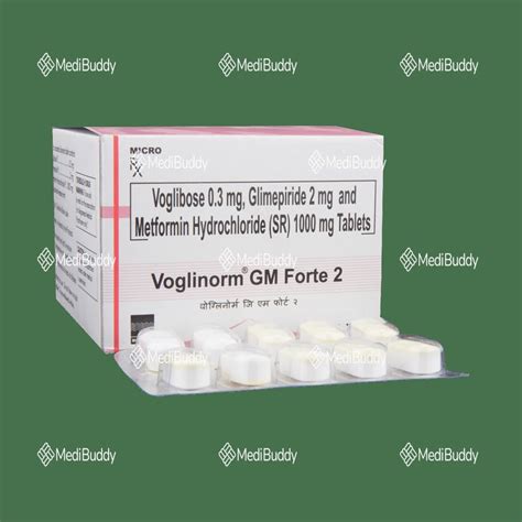 Voglinorm GM Forte 2 Tablet SR: Price, Uses, Side Effects & How to Use ...