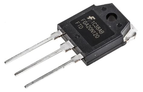FGA20N120FTDTU onsemi | onsemi FGA20N120FTDTU IGBT, 40 A 1200 V, 3-Pin ...