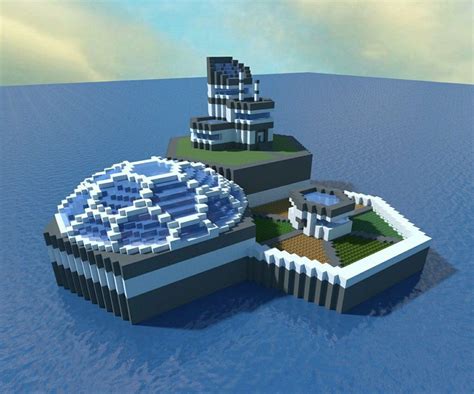 Image result for Minecraft Futuristic Building Small