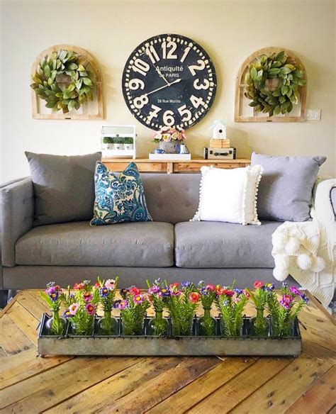 living room rustic wall decor