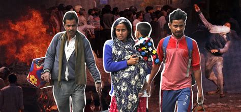 Heartbreaking Pictures: People Of North-East Delhi Leave Their Homes ...