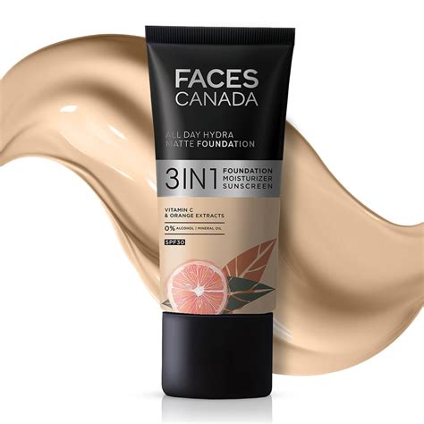 Faces Canada All Day Hydra Matte Foundation | Rich Ivory – iKonbi