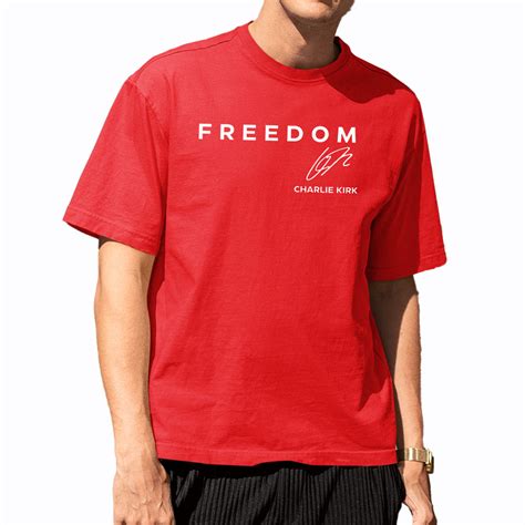 Charlie Kirk Red Freedom Shirt