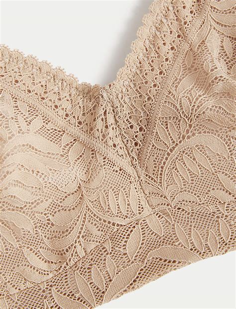 Buy Flexifit™ Lace Non Wired Minimiser Bra C-H at Marks & Spencer