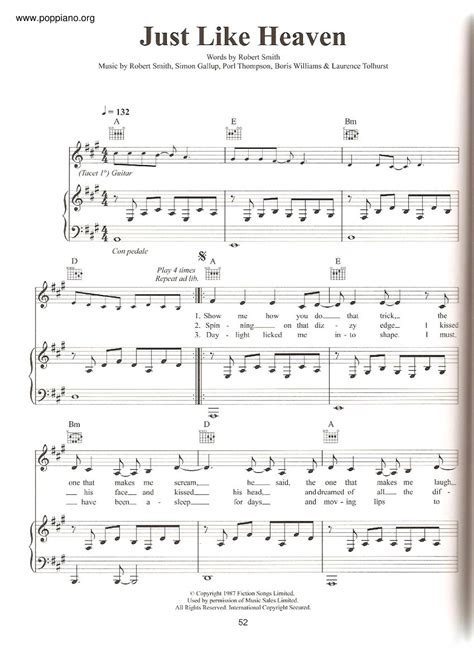 Katie Melua-Just Like Heaven Sheet Music pdf, - Free Score Download ★
