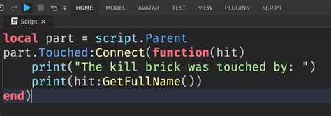 Image result for Kill Brick Script Code