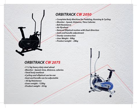 ORBITRACK CW 2050 & ORBITRACK CW 2075