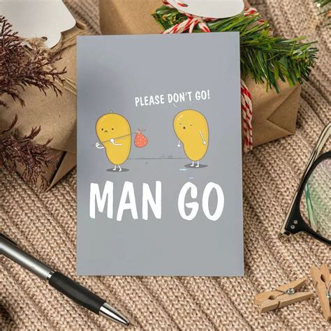 Mango Greeting Card by DOWNSIGN on Dribbble