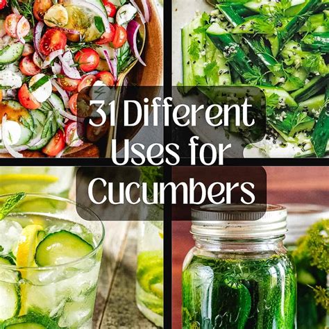 28 Vegetarian Cucumber Recipes: Appetizers, Salads, Drinks