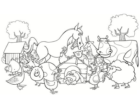 Farm Animals Coloring Pages - 100 Free Coloring Pages for Kids
