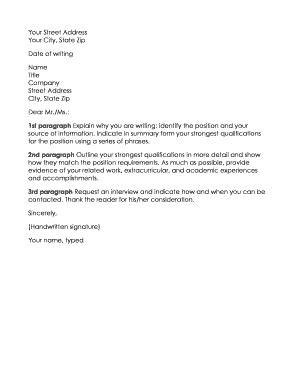 51+ Free Editable Clerk Cover Letter Templates in MS Word [DOC] | pdfFiller