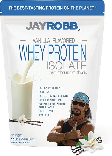 Jay Robb, Protein Powder Whey Vanilla, 12 Ounce : Amazon.com.au: Health ...