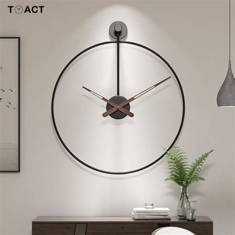 Nordic luxury wall clock modern design living room kitchen wall clock ...