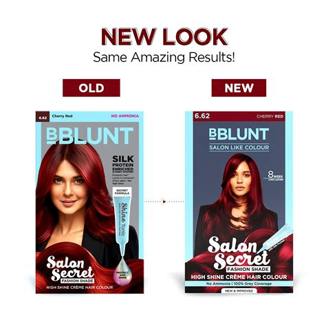 BBlunt Salon Secret High Shine Crème Hair Colour 100g| Cherry Red