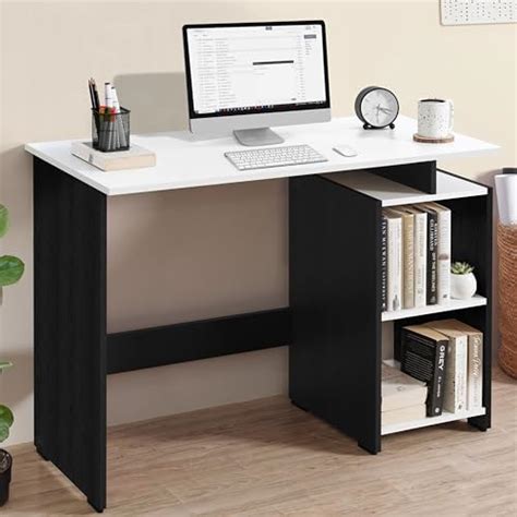 ABOUT SPACE Study Table with 2 Tier Bottom Storage - Office Desk ...