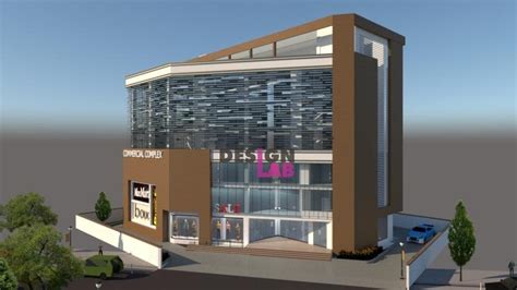 3D Commercial Building Design 的图像结果