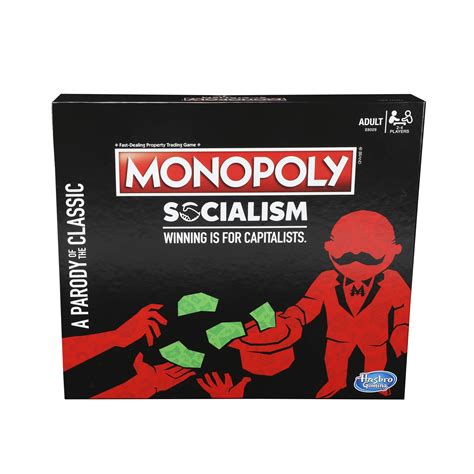 MONOPOLY Socialism Board Game Parody Adult Party Game - ToyMamaShop